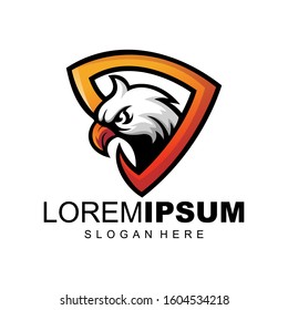 eagle logo design vector illustration 