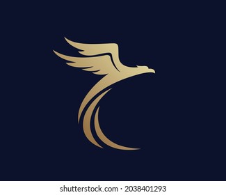 Eagle logo design vector illustration. eagle branding Creative logo design
