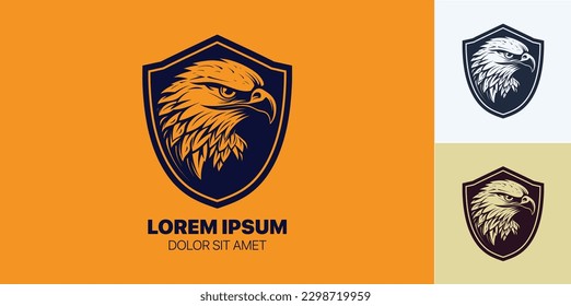 Eagle Logo Design ,Vector Illustration, Logo Template
