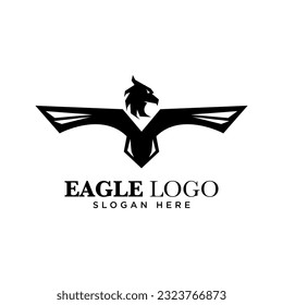 Eagle logo design vector, vector illustration, company logo