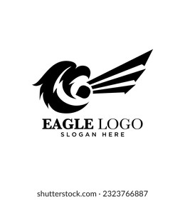 Eagle logo design vector, vector illustration, company logo