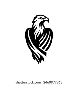 Eagle logo design vector illustration