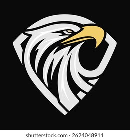 Eagle logo design vector. illustration design