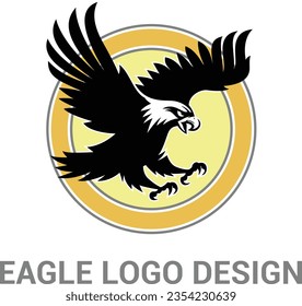 Adler Logo Design Vektorbild-Download heute.