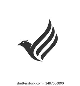 Eagle Logo Design Vector Phoenix Bird Stock Vector Royalty Free