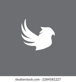 Eagle Logo design Vector. Phoenix bird logo design. Flying Bird symbol logo
