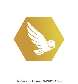 Eagle logo design vector with premium concept
