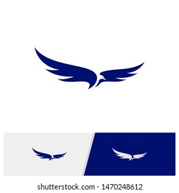 Eagle logo design vector. Simple Eagle logo template. Icon Symbol. Vector Illustration