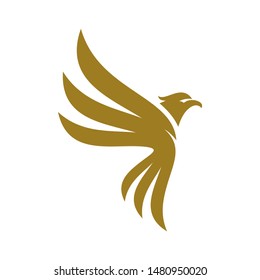 Eagle logo design vector. Sport Eagle logo template