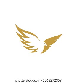 Eagle logo design vector. Sport Eagle logo template	