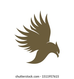 Eagle logo design vector. Eagle logo template illustration