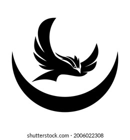 eagle logo design vector template