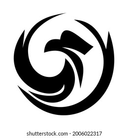 eagle logo design vector template
