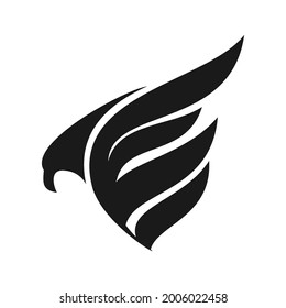 eagle logo design vector template