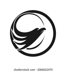 eagle logo design vector template