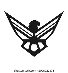 eagle logo design vector template