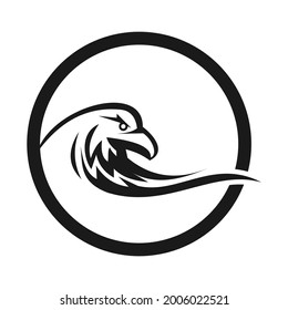 eagle logo design vector template