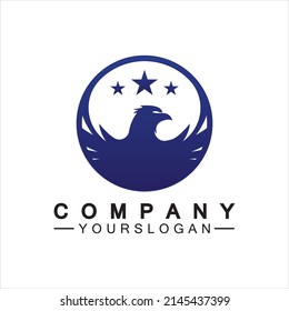 Eagle logo design vector template
