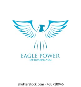 Eagle Logo design vector template. Creative Wild Bird logo. Vector Illustration