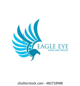 Eagle Logo design vector template. Creative Wild Bird logo. Vector Illustration