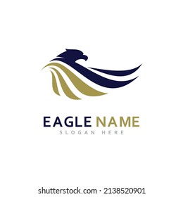 Adler Logo Design Vektor Eagle Flügel Vektorsymbol Vorlage Illustration