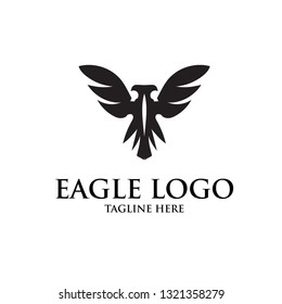 Eagle Logo Designs Simple Stock Vector (Royalty Free) 1321358279 ...