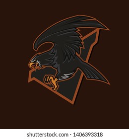 Eagle Logo Esport Mascot vector 