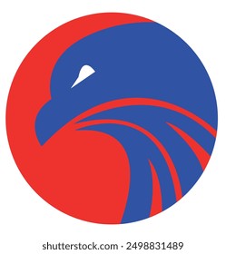 Eagle logo, Logo, eagle face logo, vector illustration, EPS 10