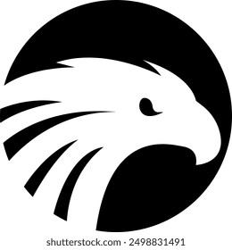 Eagle logo, Logo, eagle face logo, vector illustration, EPS 10