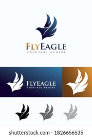 Eagle Logo, Flying Eagle Logo Vector