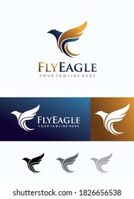Eagle Logo, Flying Eagle Logo Vector