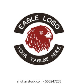 Eagle logo in hand drawn style