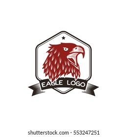 Eagle logo in hand drawn style