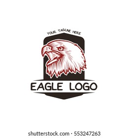 Eagle logo in hand drawn style