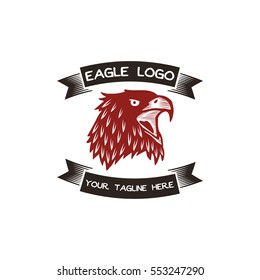 Eagle logo in hand drawn style