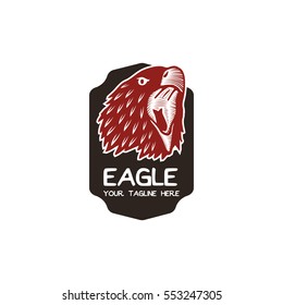 Eagle logo in hand drawn style