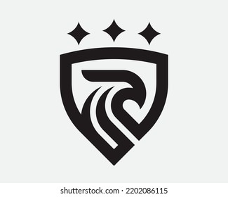 Adler-Logo. Hawk Emblem Design für Ihr Unternehmen editierbar. Vektorgrafik.