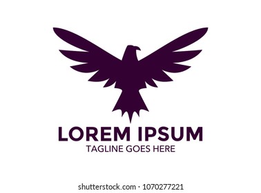 eagle logo. hawk. vector illustration. icon