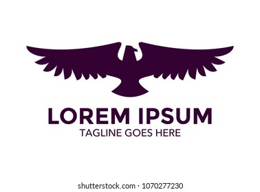 eagle logo. hawk. vector illustration. icon