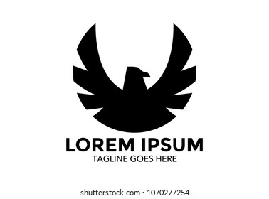eagle logo. hawk. vector illustration. icon