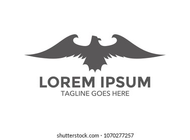eagle logo. hawk. vector illustration. icon