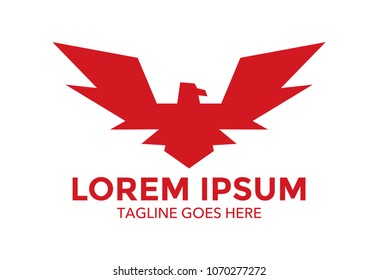 eagle logo. hawk. vector illustration. icon