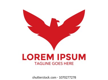 eagle logo. hawk. vector illustration. icon