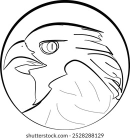Eagle logo, eagle head, eagle illustration