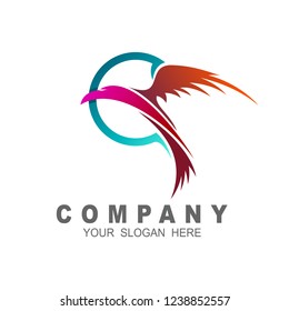Eagle logo, Eagle head vector logo design, simple logo design template