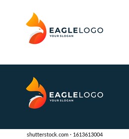 Eagle logo and icon design concept.