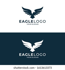 Eagle logo and icon design concept.