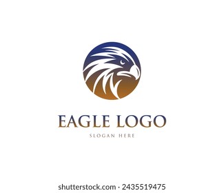 Eagle logo and icon design concept vector template.