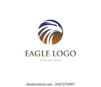 Eagle logo and icon design concept modern vector template.