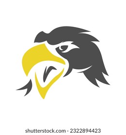 Ilustración de diseño de iconos de logotipo de águila